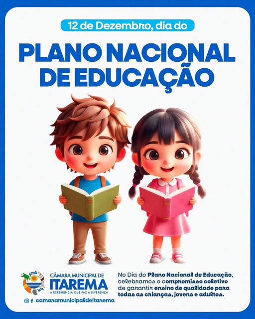 Dia do Plano Nacional de Educação (PNE)